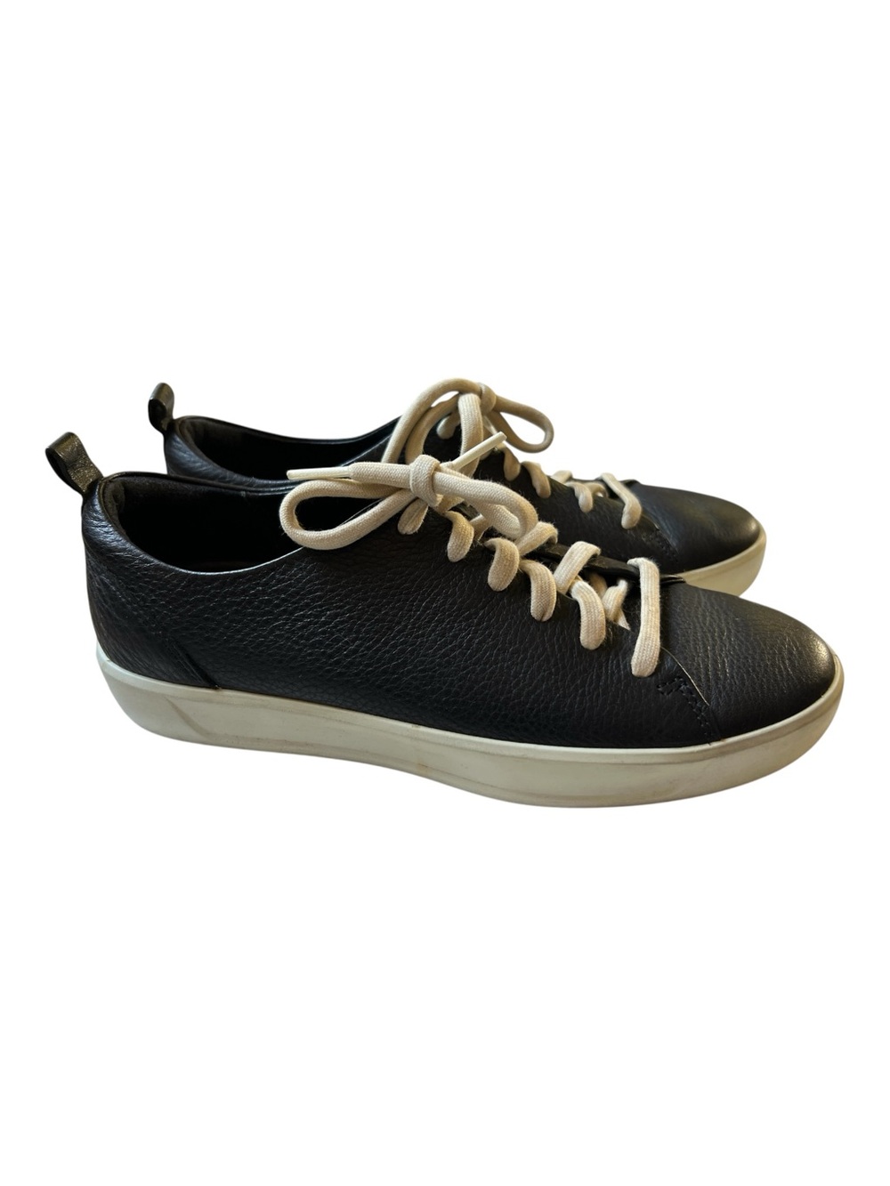 Ecco Soft 7 Leather Lace-Up Sneakers Size 9